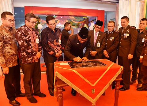  Bupati Rohil Resmikan Kantor Baru Bank Riau Kepri Bagan Siapiapi